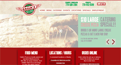 Desktop Screenshot of gallaspizza.com